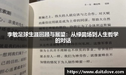 李敏足球生涯回顾与展望：从绿茵场到人生哲学的对话