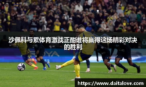 沙佩科与累体育激战正酣谁将赢得这场精彩对决的胜利